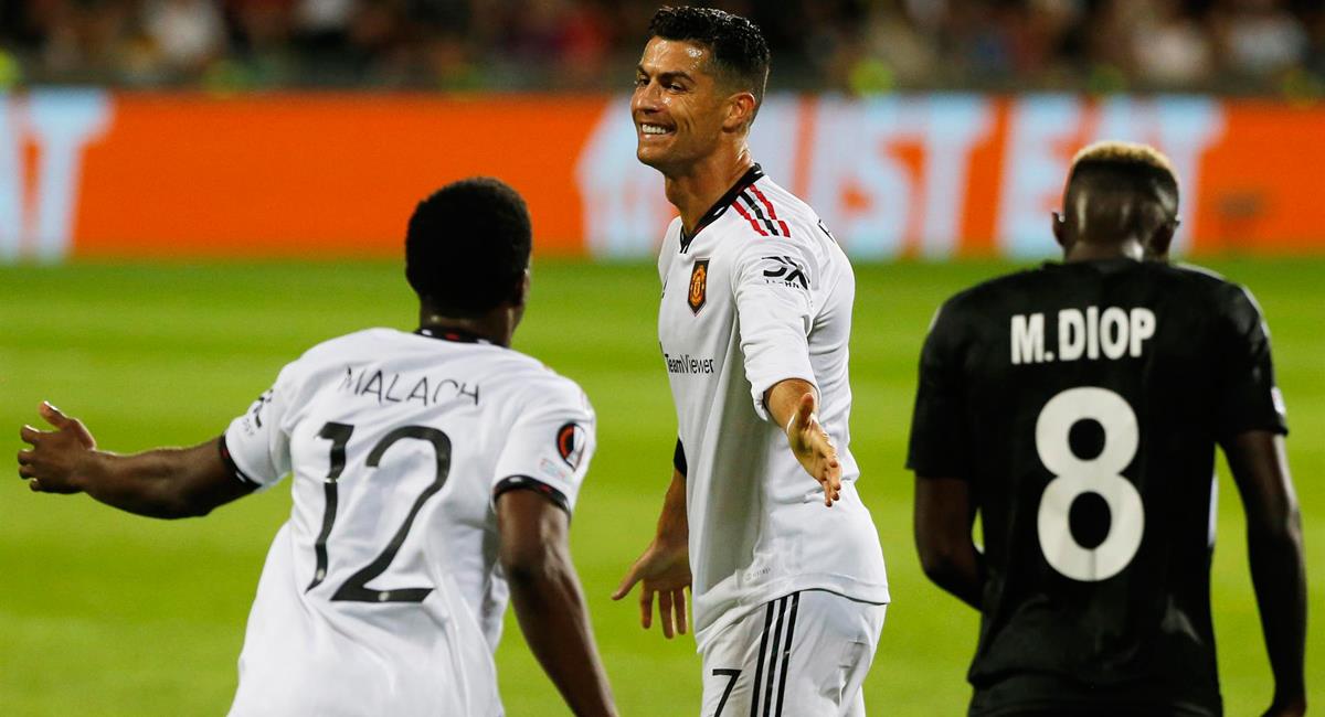 Cristiano Ronaldo celebra su primer gol en la temporada. Foto: EFE