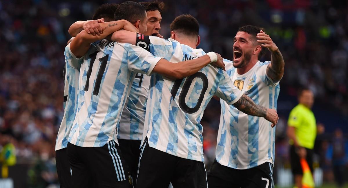 Selección de Argentina se prepara para Qatar 2022. Foto: EFE