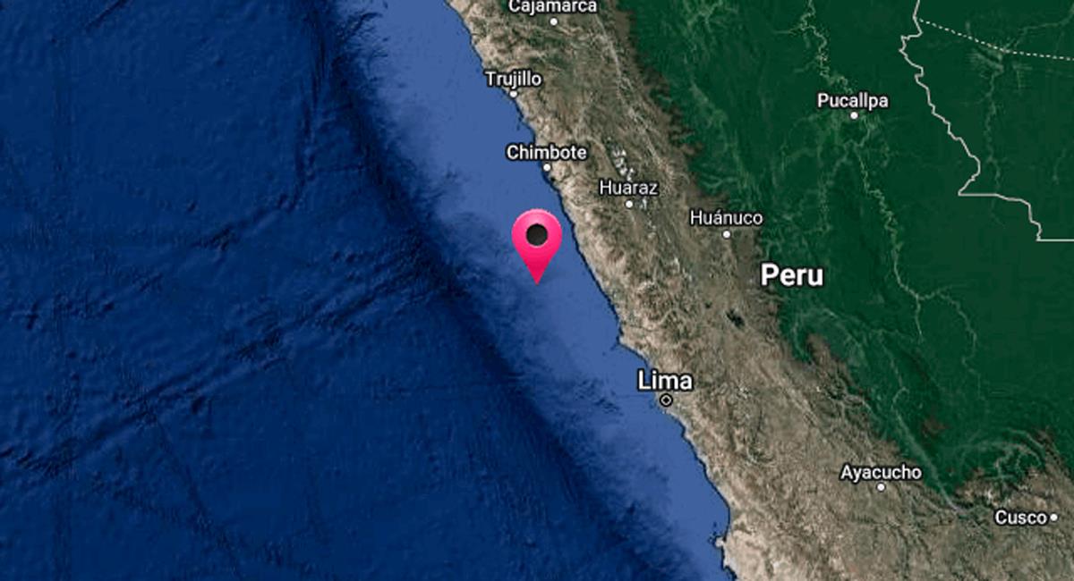 Sismo de magnitud 4.8 sacudió Huarmey, Áncash. Foto: Twitter @DHN_peru