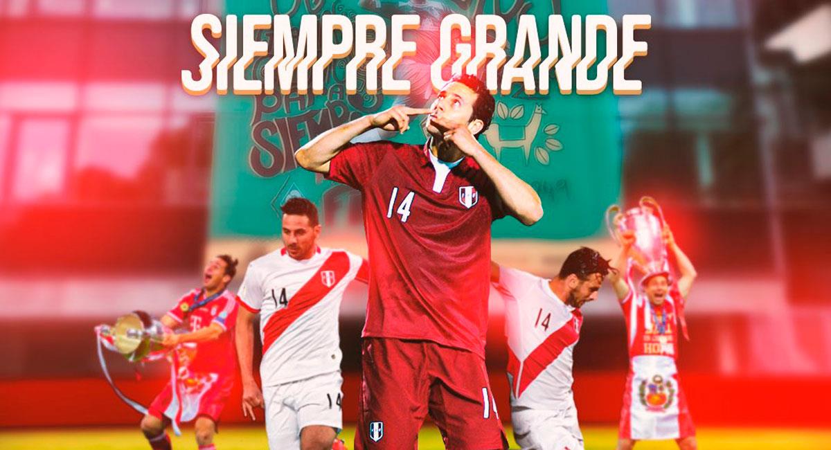 Claudio Pizarro recibió un mensaje de la Selección Peruana. Foto: FPF