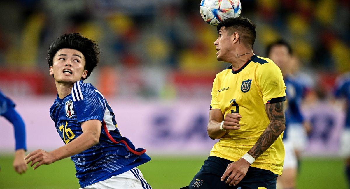 Ecuador y Japón empataron en partido amistoso. Foto: EFE