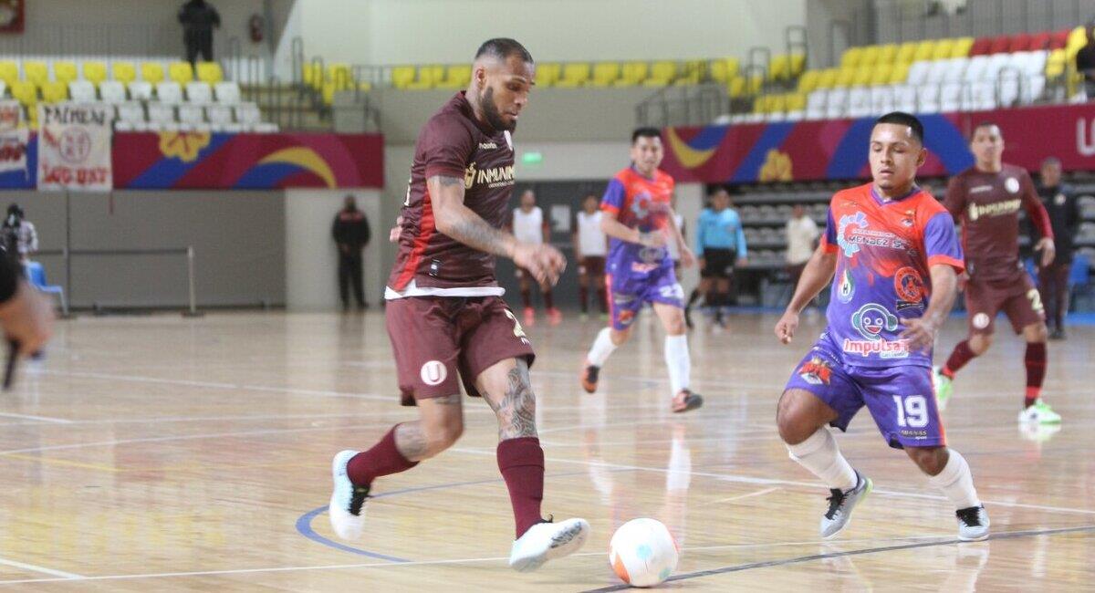 Universitario lidera el torneo. Foto: @FutsalPro_FPF