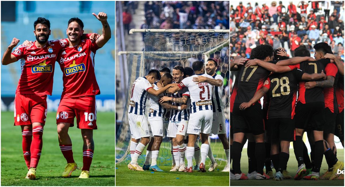 Sporting Cristal, Alianza Lima y Melgar continúan en la lucha por el título. Foto: Composición