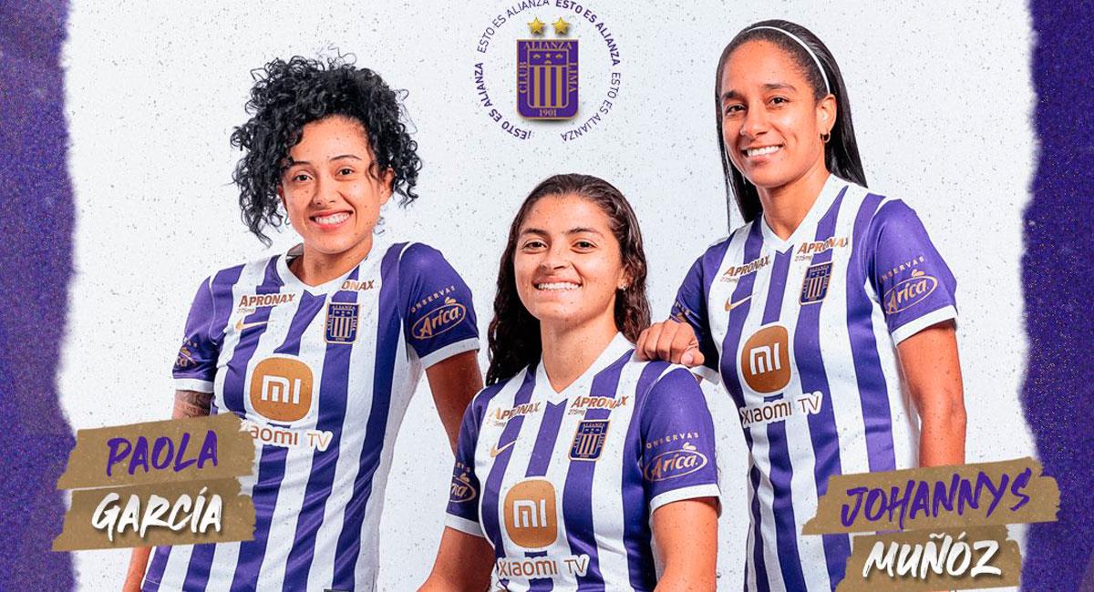 Alianza sumó tres refuerzos para la Libertadores Femenina. Foto: Twitter @AlianzaLimaFF