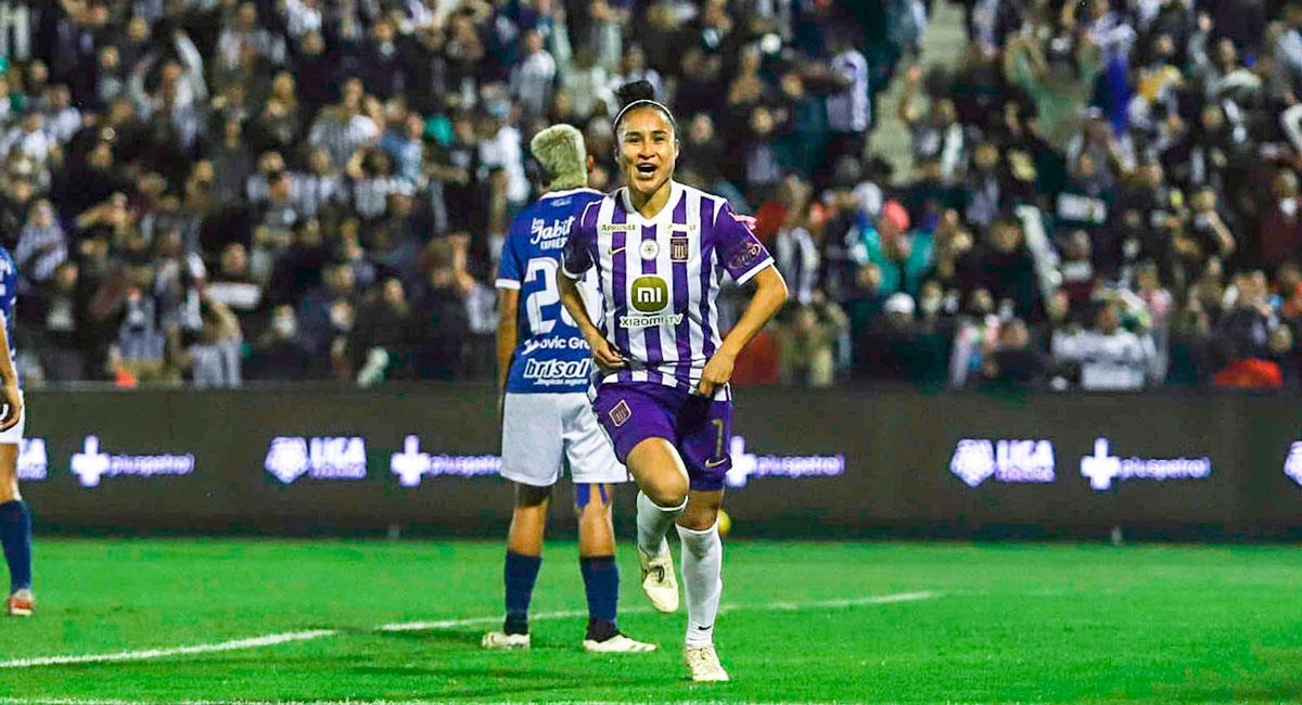 Sandy Dorador anotó en la final de la Liga Femenina 2022. Foto: FPF