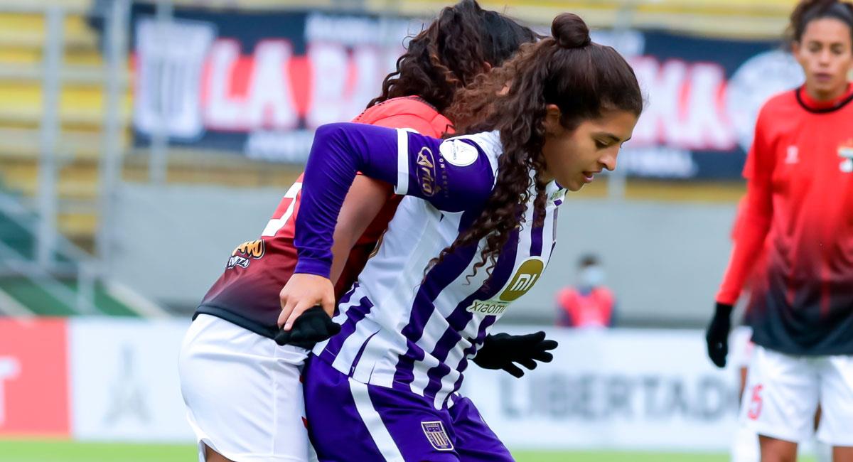Alianza debutó ante Dep. Lara en la Libertadores Femenina. Foto: Twitter @AlianzaLimaFF