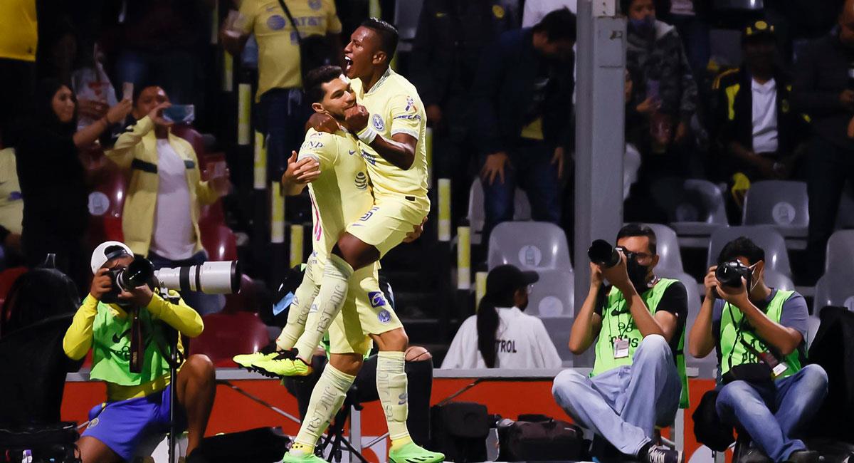 América goleó a Puebla y pasó a semifinales de la Liga MX. Foto: EFE
