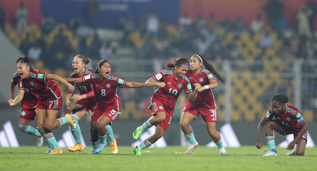 Selección Colombia a la final del Mundial Femenino. Foto: Twitter @FIFAWWC