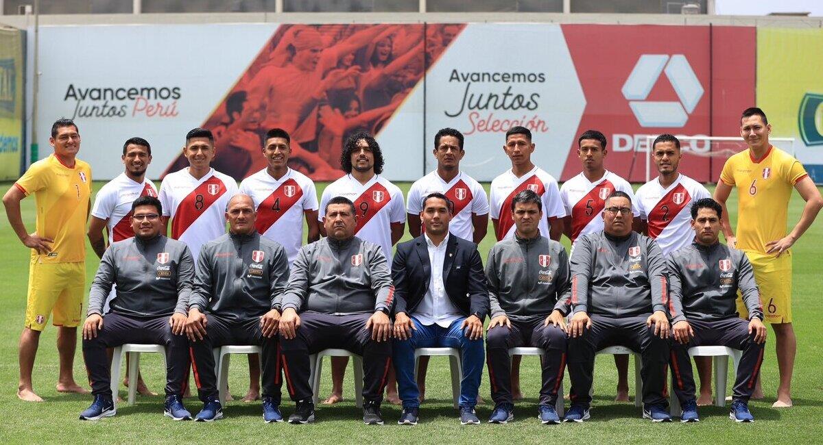 Selección Peruana de Fútbol Playa. Foto: FPF