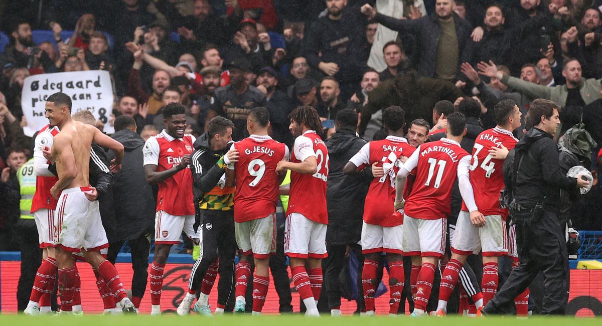 Arsenal venció a Chelsea y sigue líder en la Premier. Foto: Twitter @Arsenal