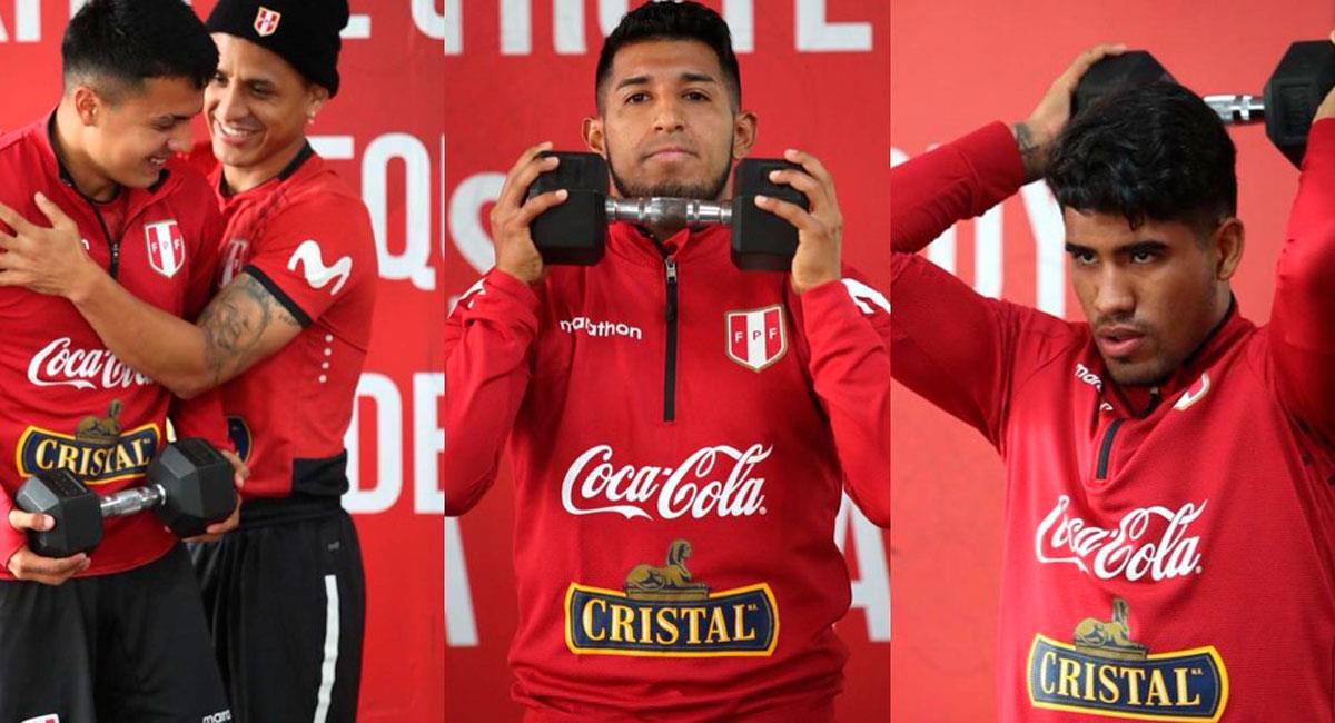 Jugadores de Alianza y Melgar entrenan con Perú. Foto: FPF