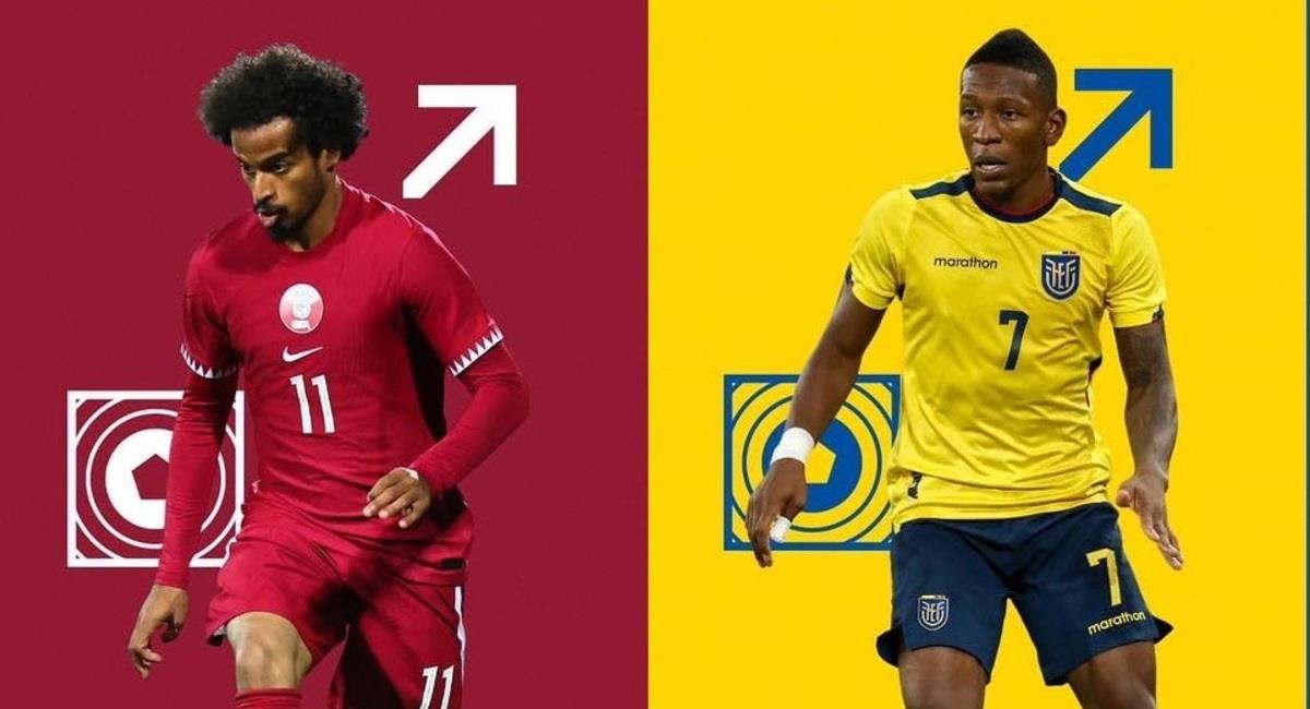 Qatar vs Ecuador. Foto: @fifaworldcup