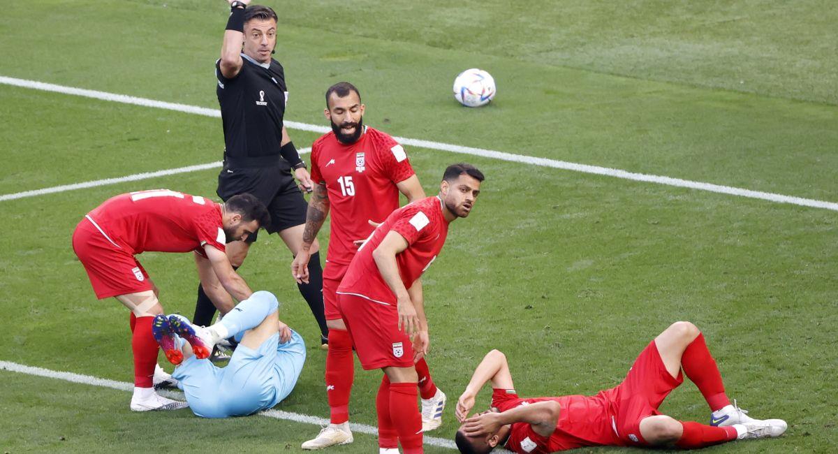 Incidencias en el partido entre Inglaterra vs Irán. Foto: EFE