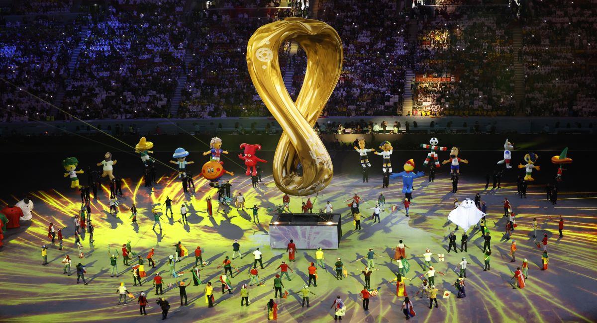 Ceremonia de inauguración del Mundial Qatar 2022. Foto: EFE