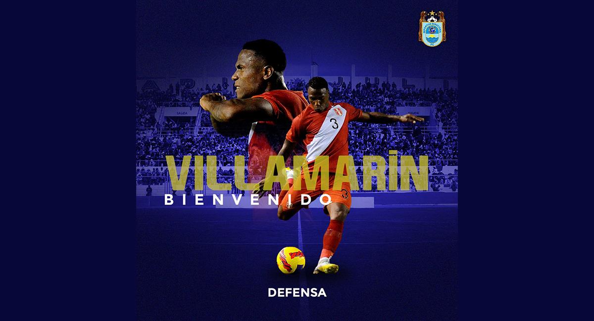 Villamarín jugó por Mannucci, Universitario, UTC, Cusco Fc y Alianza Lima. Foto: Twitter @BinacionalFC