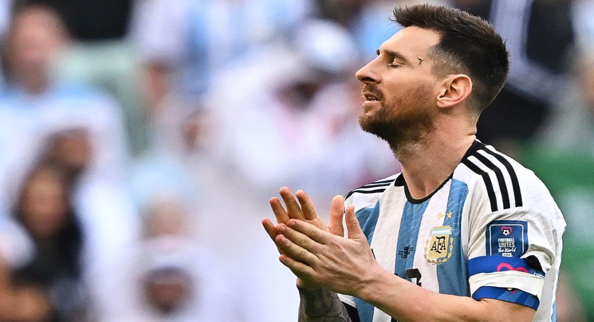 Lionel Messi no pudo rescatar a la Argentina. Foto: EFE