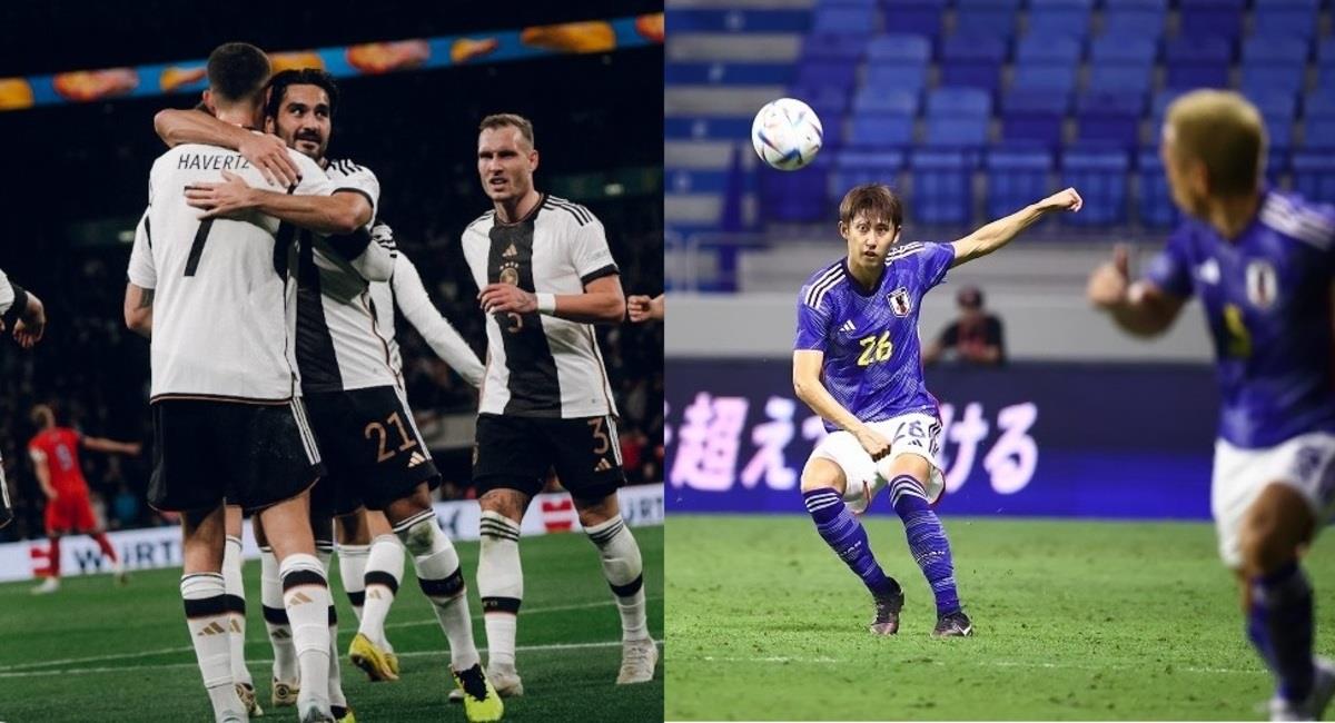 Alemania vs Japón. Foto: @DFB_Team / @jfa_en