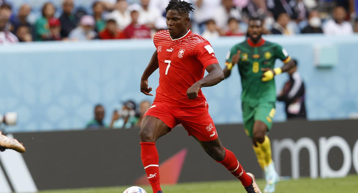 Delantero suizo anotó en la victoria de su selección por 1-0 ante Camerún en su debut mundialista. Foto: EFE