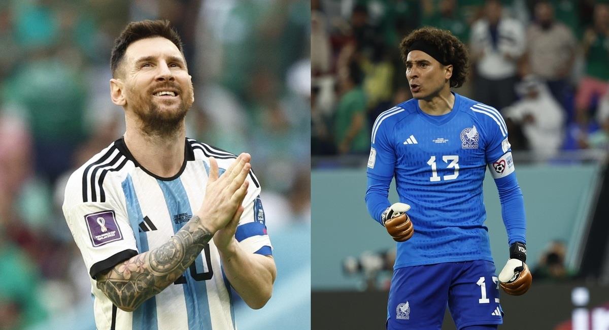 Argentina vs México. Foto: EFE