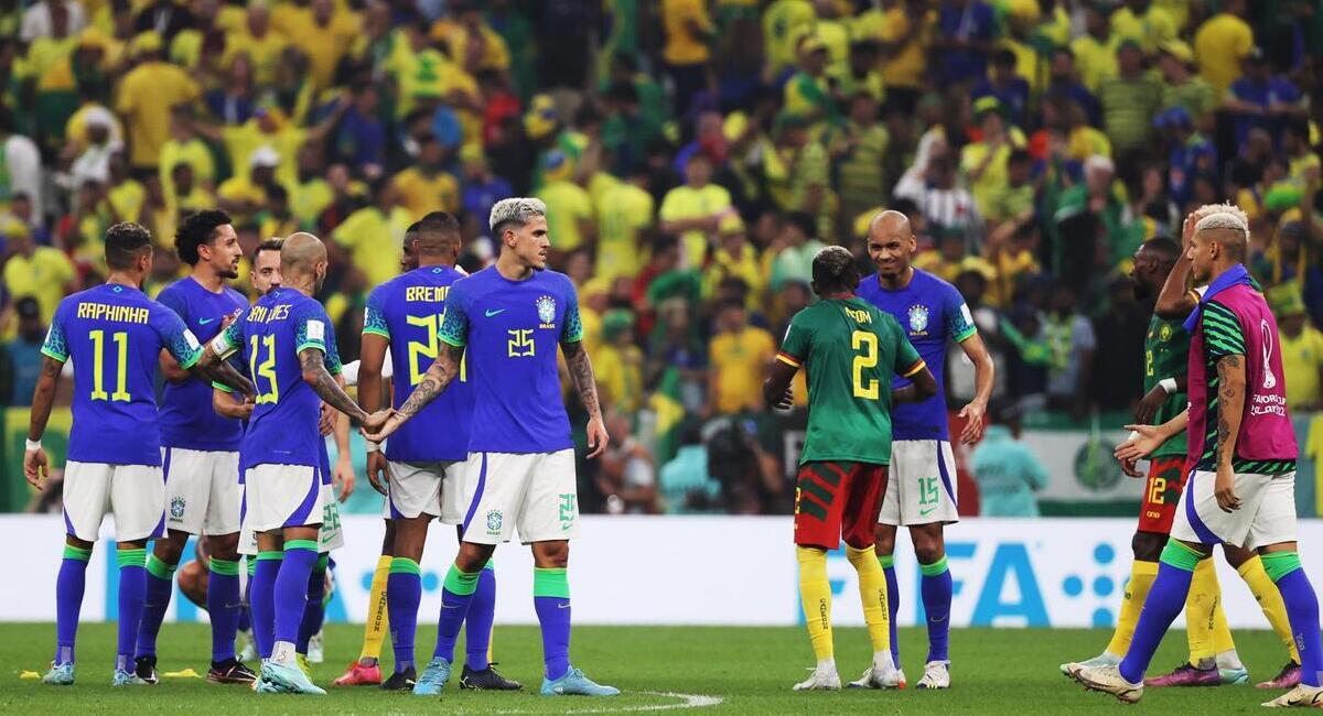 Brasil cayó ante Camerún. Foto: EFE