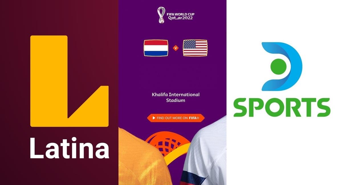 Países Bajos vs Estados Unidos. Foto: @Latina.pe / @fifaworldcup / @DIRECTVSports