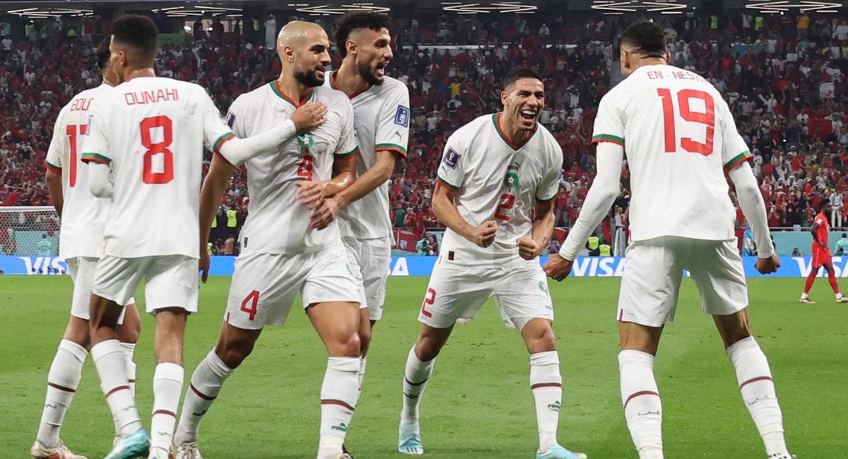 Marruecos se enfrentará a España en 8vos de Qatar 2022. Foto: EFE