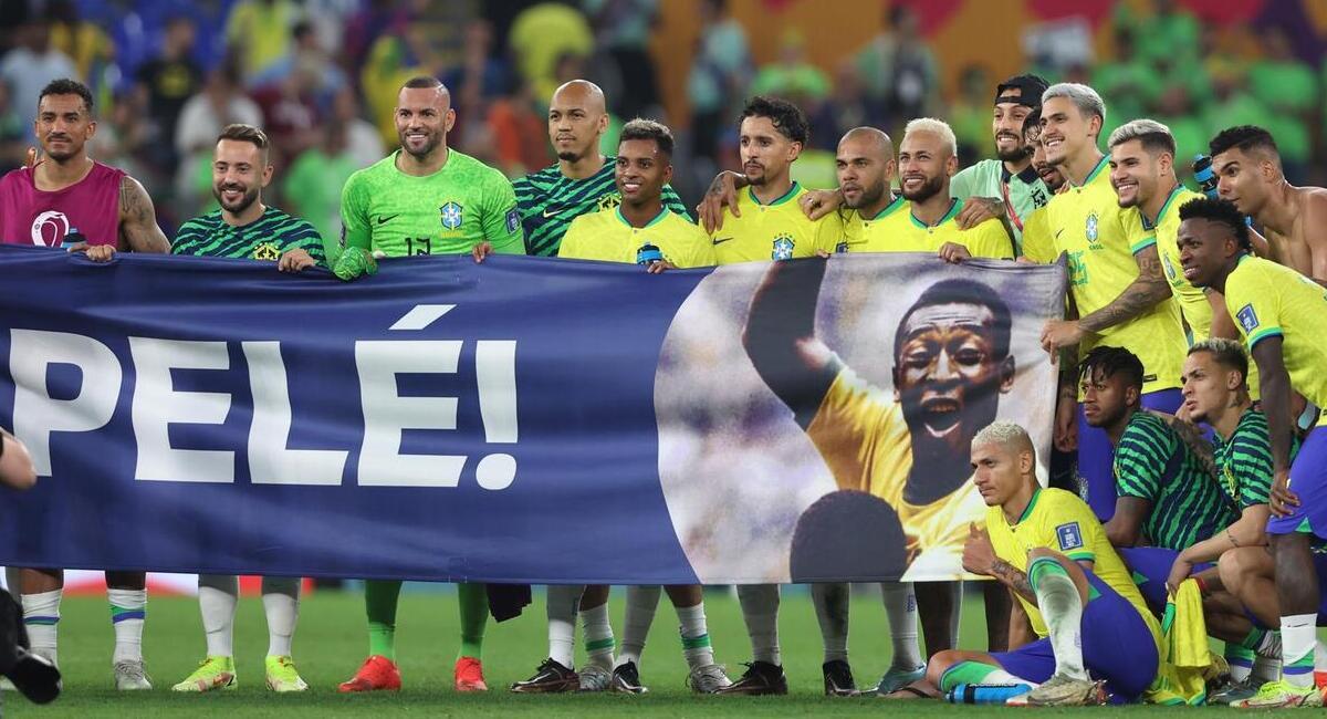 Brasil manda ánimos a Pelé. Foto: EFE
