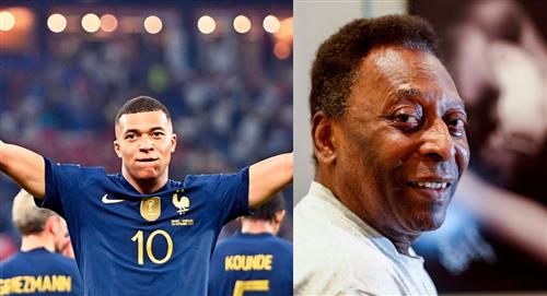 Pelé agradeció a Mbappé y celebró sus récords en Qatar 2022
