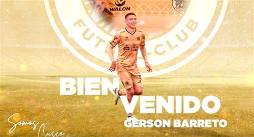 Gerson Barreto se sumó a Cusco FC