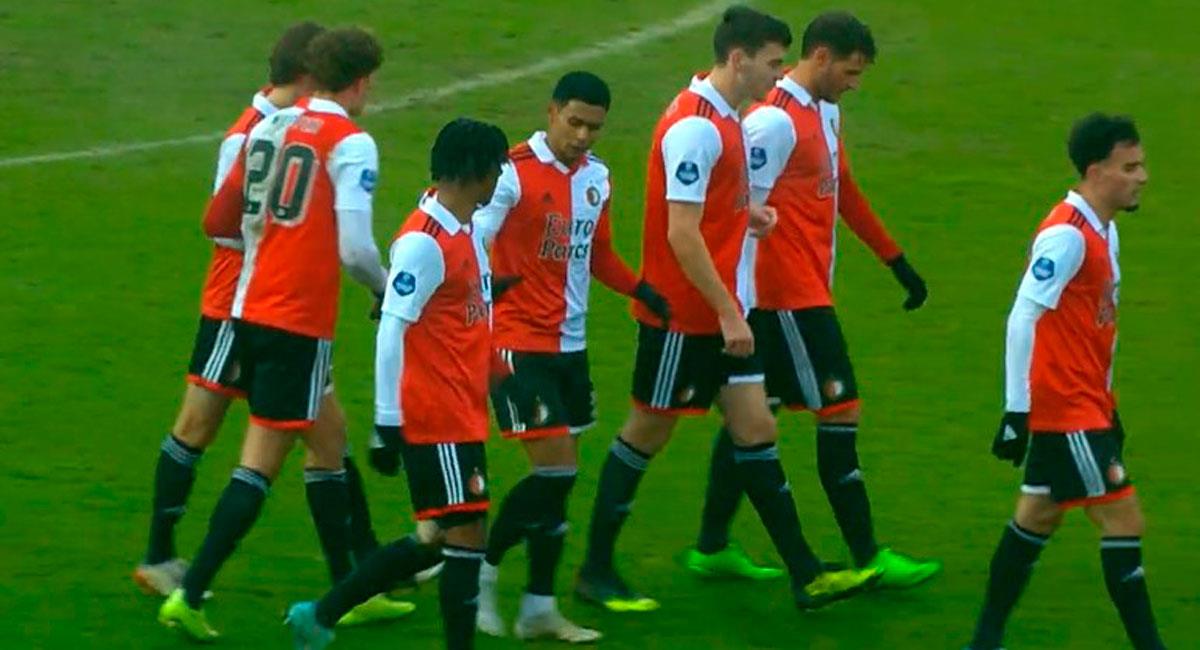 Marcos López jugó en el amistoso de Feyenoord. Foto: Captura: Feyenoord