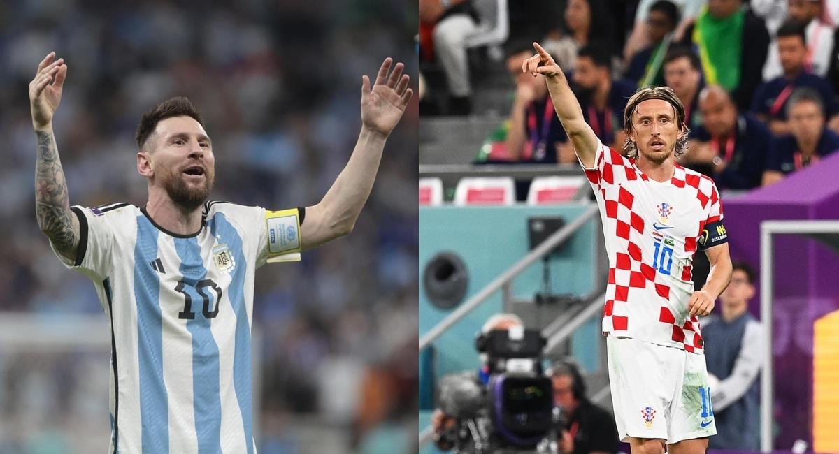 Argentina vs Croacia. Foto: EFE