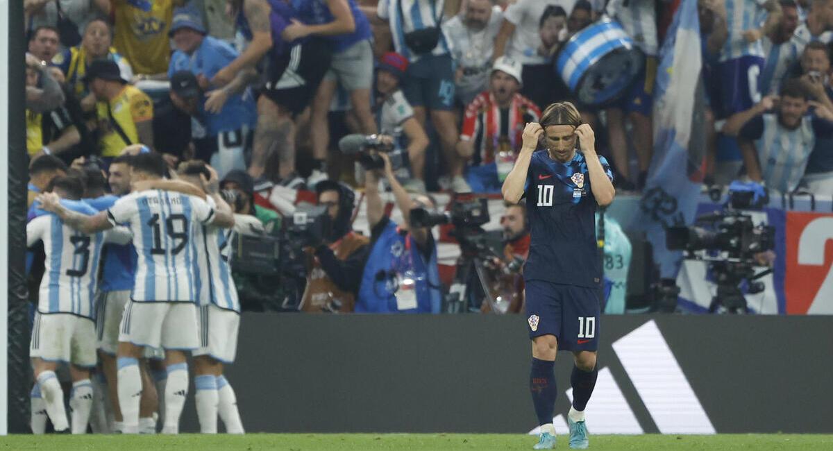 Croacia cayó ante Argentina. Foto: EFE