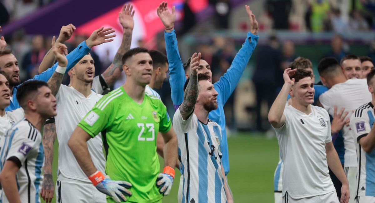 Argentina buscará el título de Qatar 2022 ante Francia. Foto: EFE