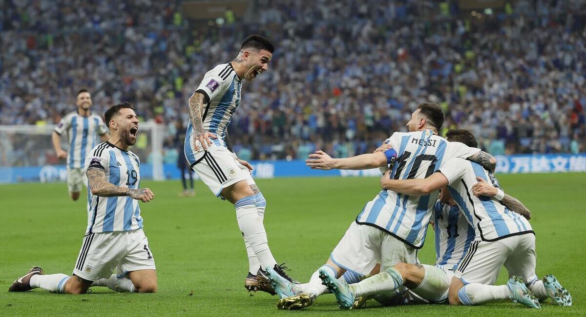 ¡Argentina campeón del mundo!. Foto: EFE