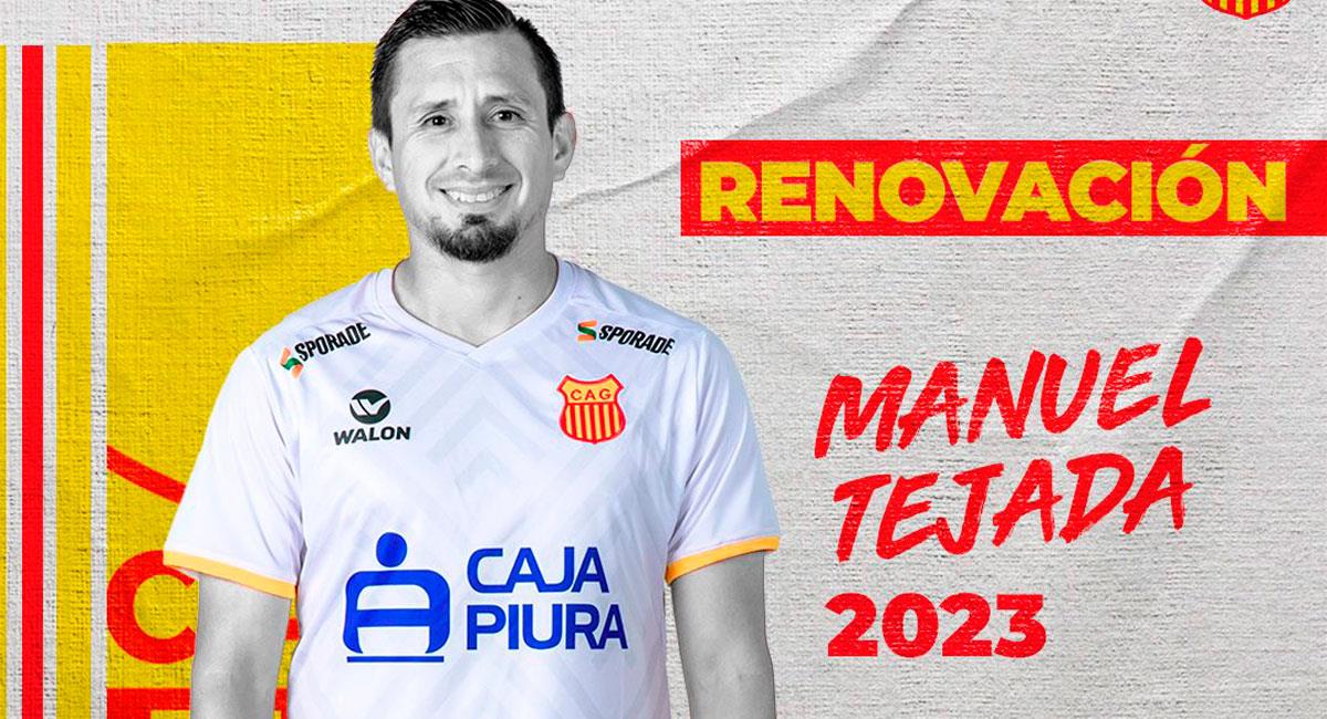 Manuel Tejada continuará en Atlético Grau el 2023. Foto: Twitter @Grau_Oficial