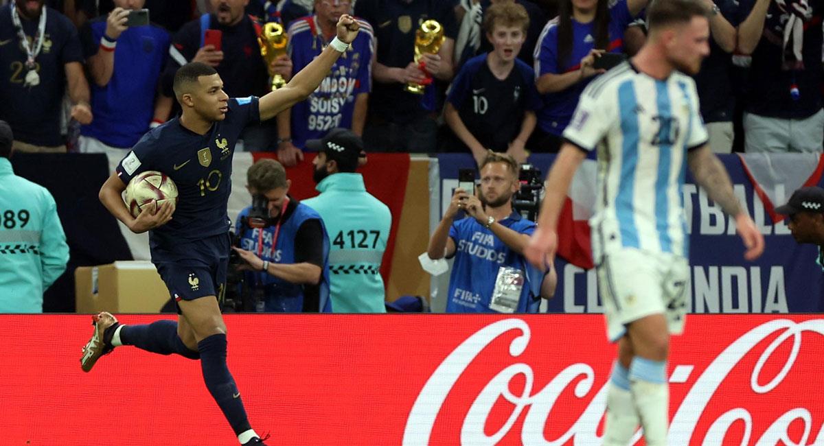 Mbappé anotó 'doblete' en la final ante Argentina. Foto: EFE