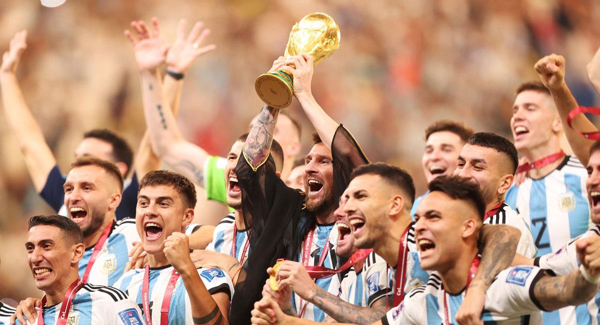 Argentina, campeón del Mundial Qatar 2022. Foto: Twitter @Argentina