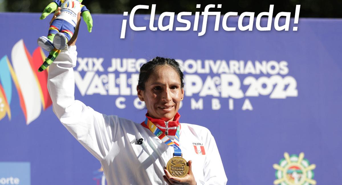 Gladys Tejeda estará en los Juegos Olímpicos Paris 2024. Foto: Twitter @ipdperu