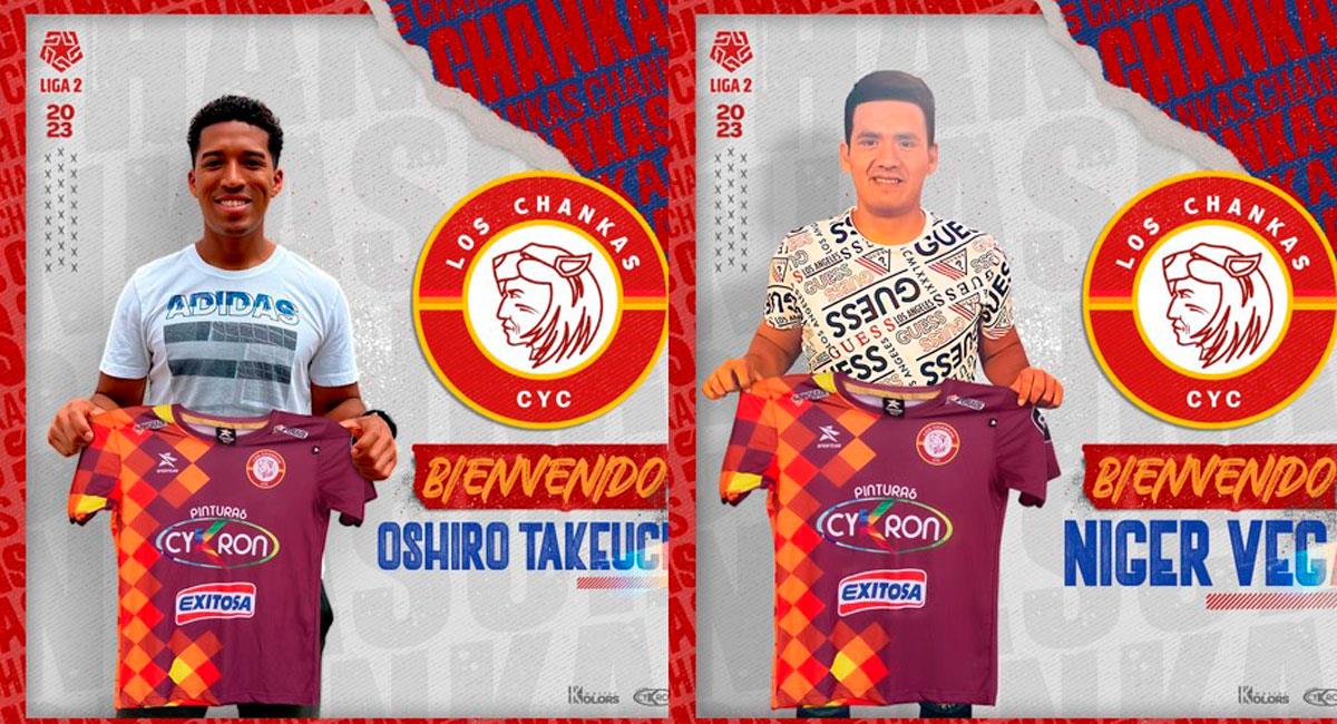 Los Chankas confirmaron dos nuevos refuerzos para el 2023. Foto: Facebook Club Deportivo Los Chankas - CYC