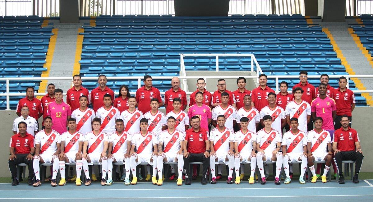 Perú U20. Foto: FPF