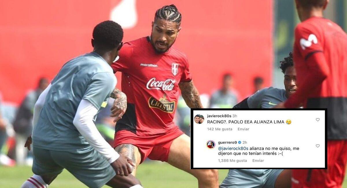 El comentario de Paolo Guerrero sobre Alianza Lima. Foto: Instagram @guerrero9