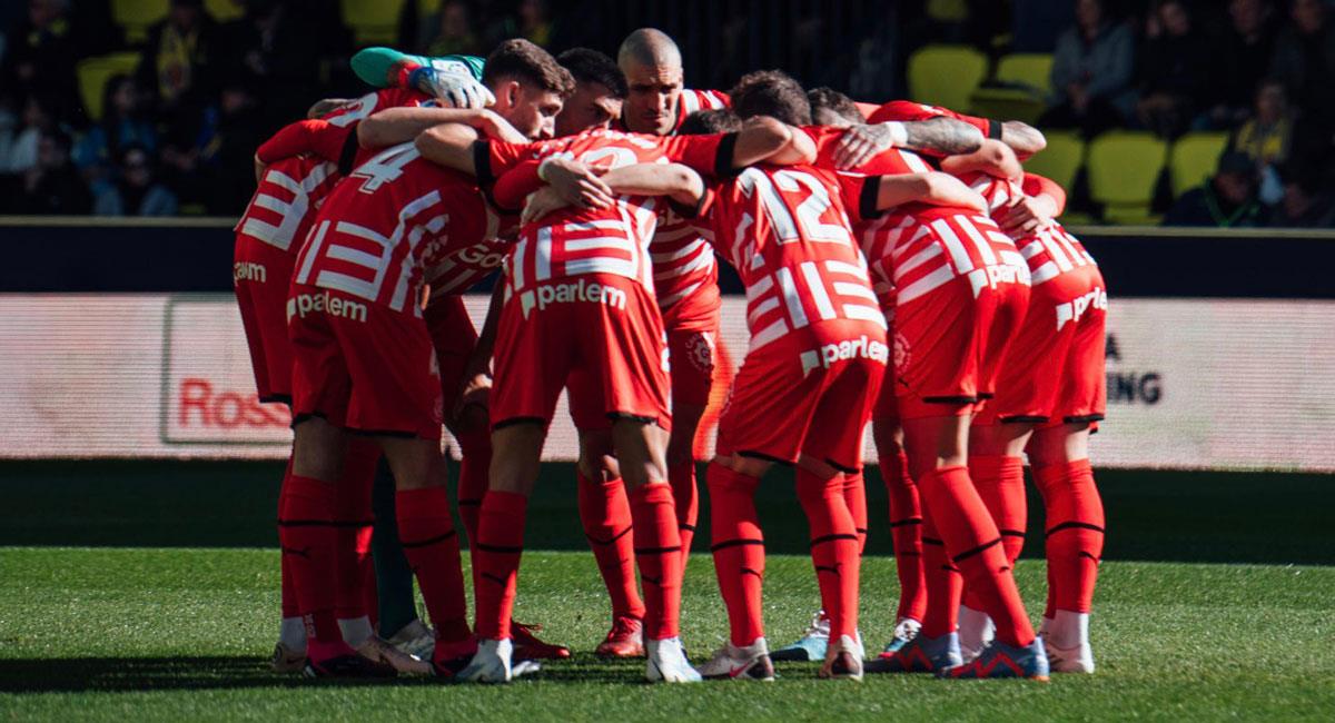 Girona cayó en el último minuto ante Villarreal. Foto: Twitter @GironaFC