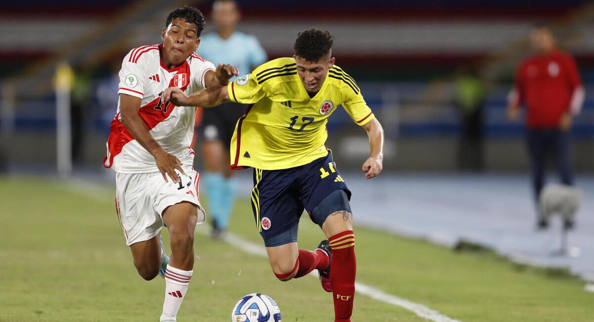Perú no pudo con Colombia. Foto: EFE