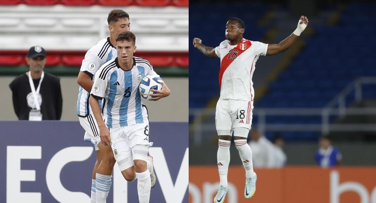 Argentina vs Perú. Foto: EFE