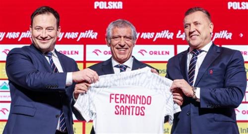 Fernando Santos se convirtió en el nuevo entrenador de Polonia