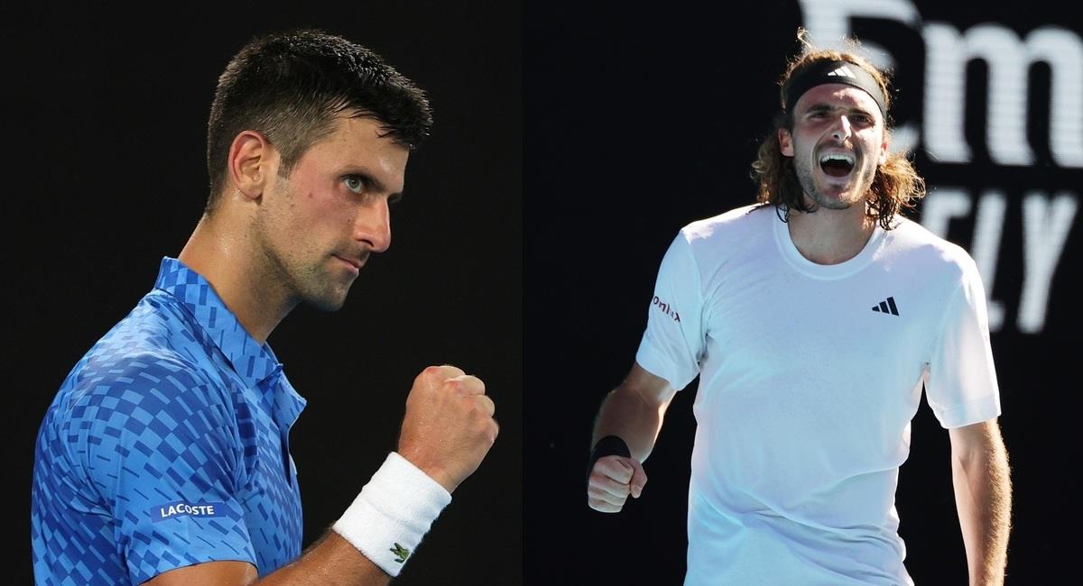 Djokovic vs Tsitsipas. Foto: EFE