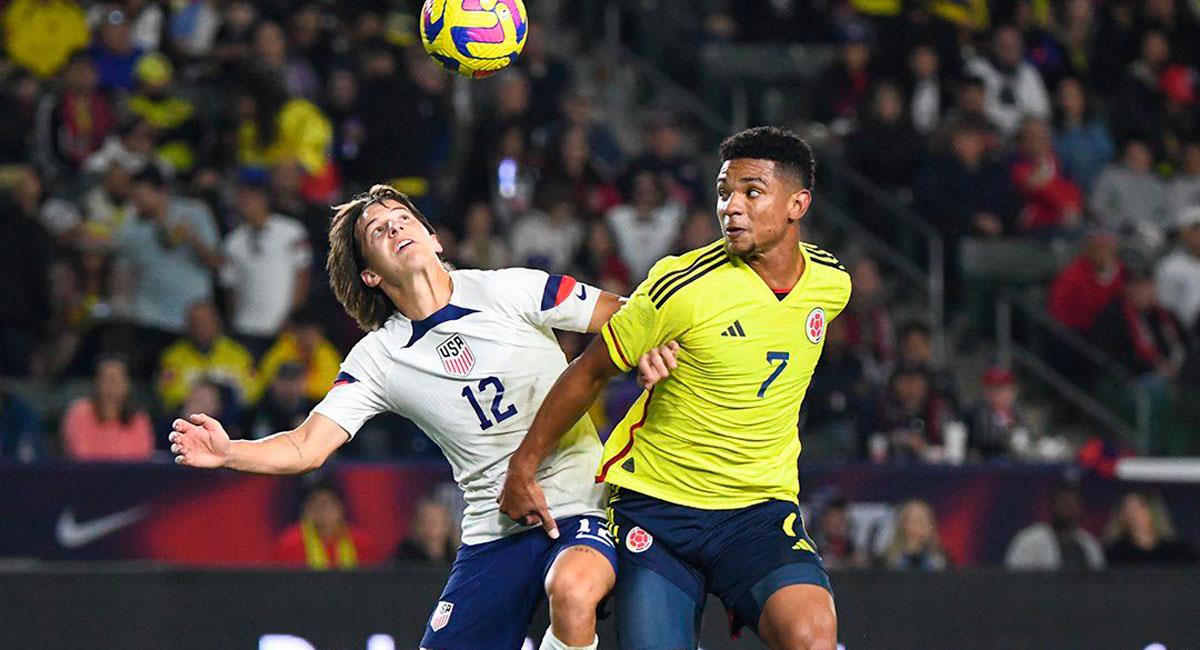 Colombia igualó ante Estados Unidos en amistoso. Foto: Twitter @FCFSeleccionCol