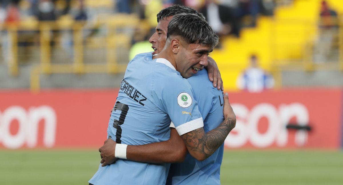 Uruguay sigue celebrando en el Sudamericano Sub 20. Foto: EFE