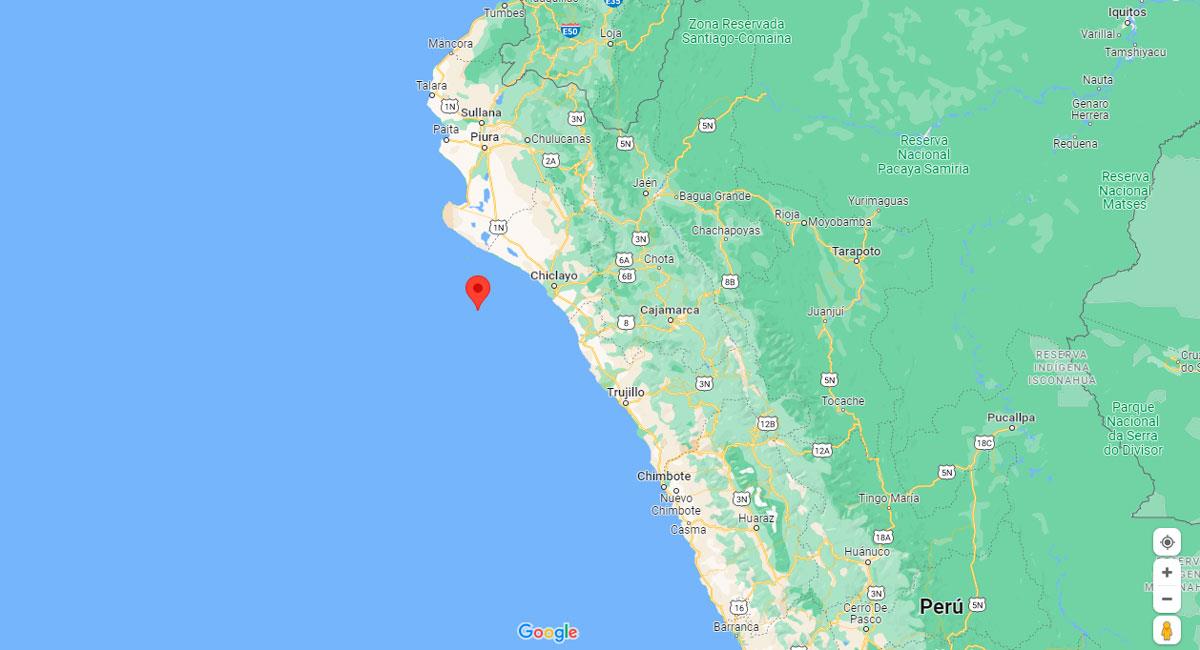 Temblor de 4.7 de magnitud sacude Lambayeque, con epicentro en Pimentel (Chiclayo). Foto: Google Maps