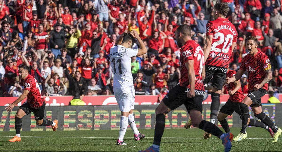 Real Madrid cayó sorpresivamente ante Mallorca. Foto: EFE